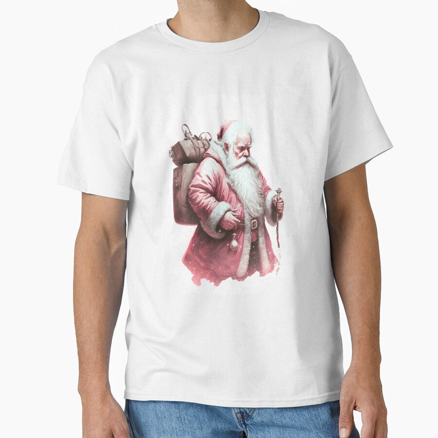 santa claus in pink by flowinglobe