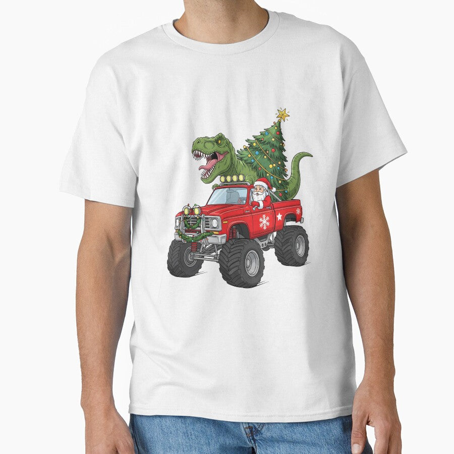 Santa's Dino Truck Christmas by KroghDs