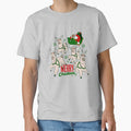 merry christmas santa claus sloth llamas by Gossip Rag