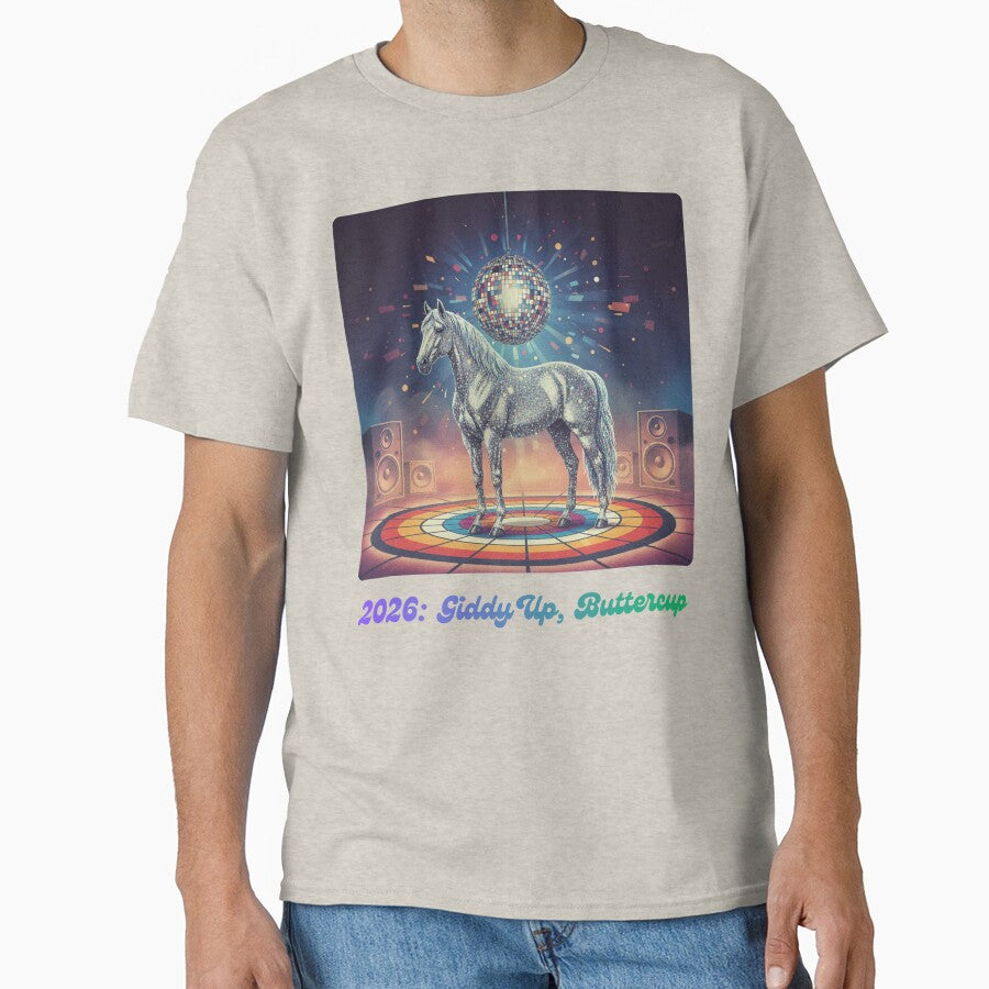 2026: Giddy Up, Buttercup (Disco Edition) by Vantage Print Co.