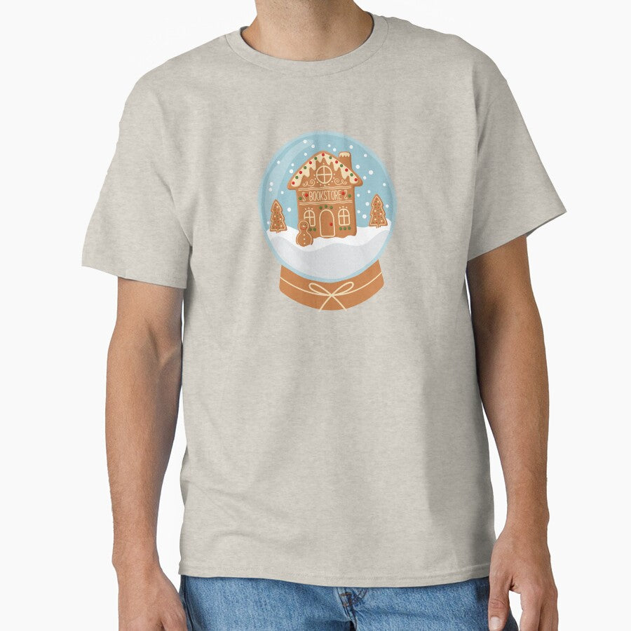 Bookstore Gingerbread Snowglobe by everinseason