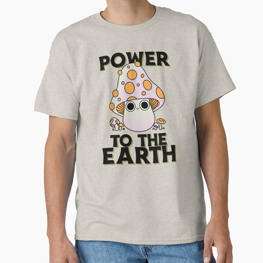 Mushroom Hunter Power To The Earth by ZTL Digital Creations