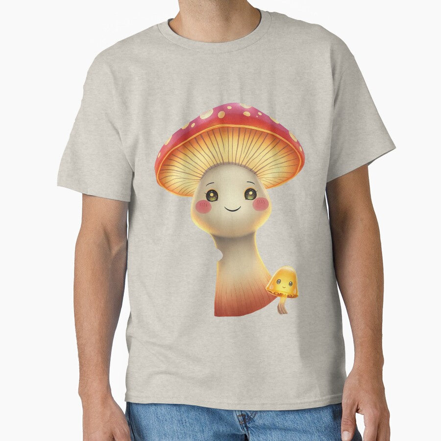 Glowcap & Sprout – Whimsical Mushrooms by PixelCratey