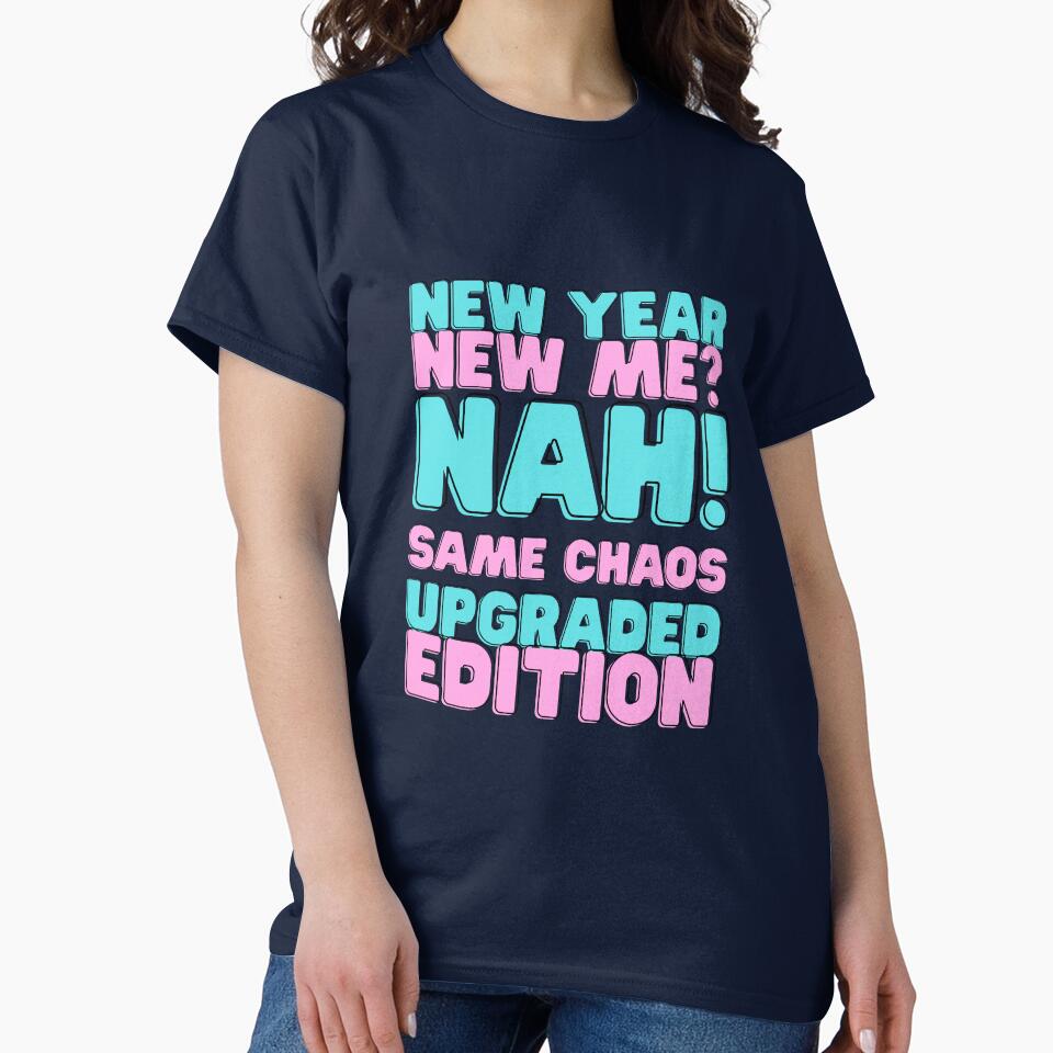 New Year New Me – Funny Retro New Year Design by SparkLuxe
