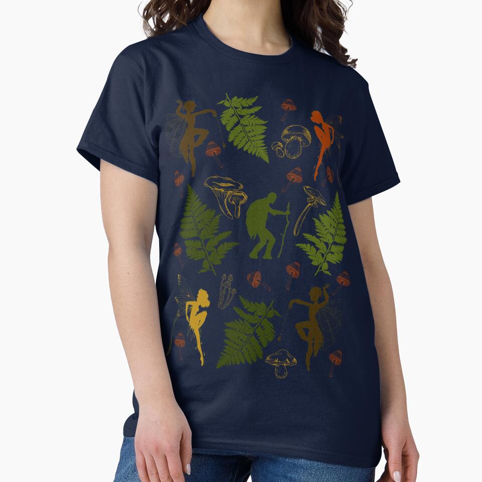Forest Floor Fairy Print, color by brokewench13