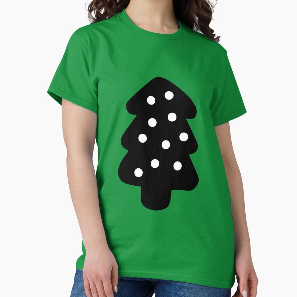 Christmas tree silhouette vector of a traditional Christmas symbol, decoration element. by olivepine69