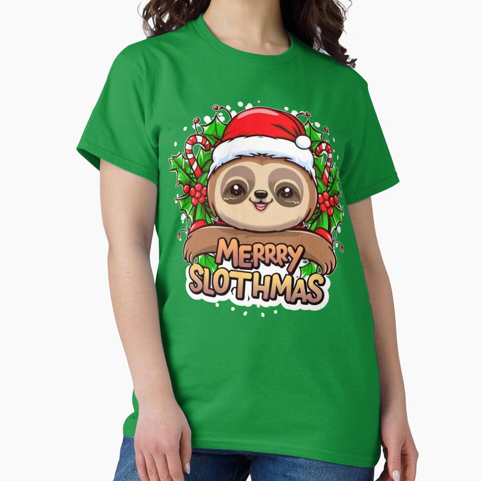 Merry Slothmas for Sloth Lovers by Laugh-Lines