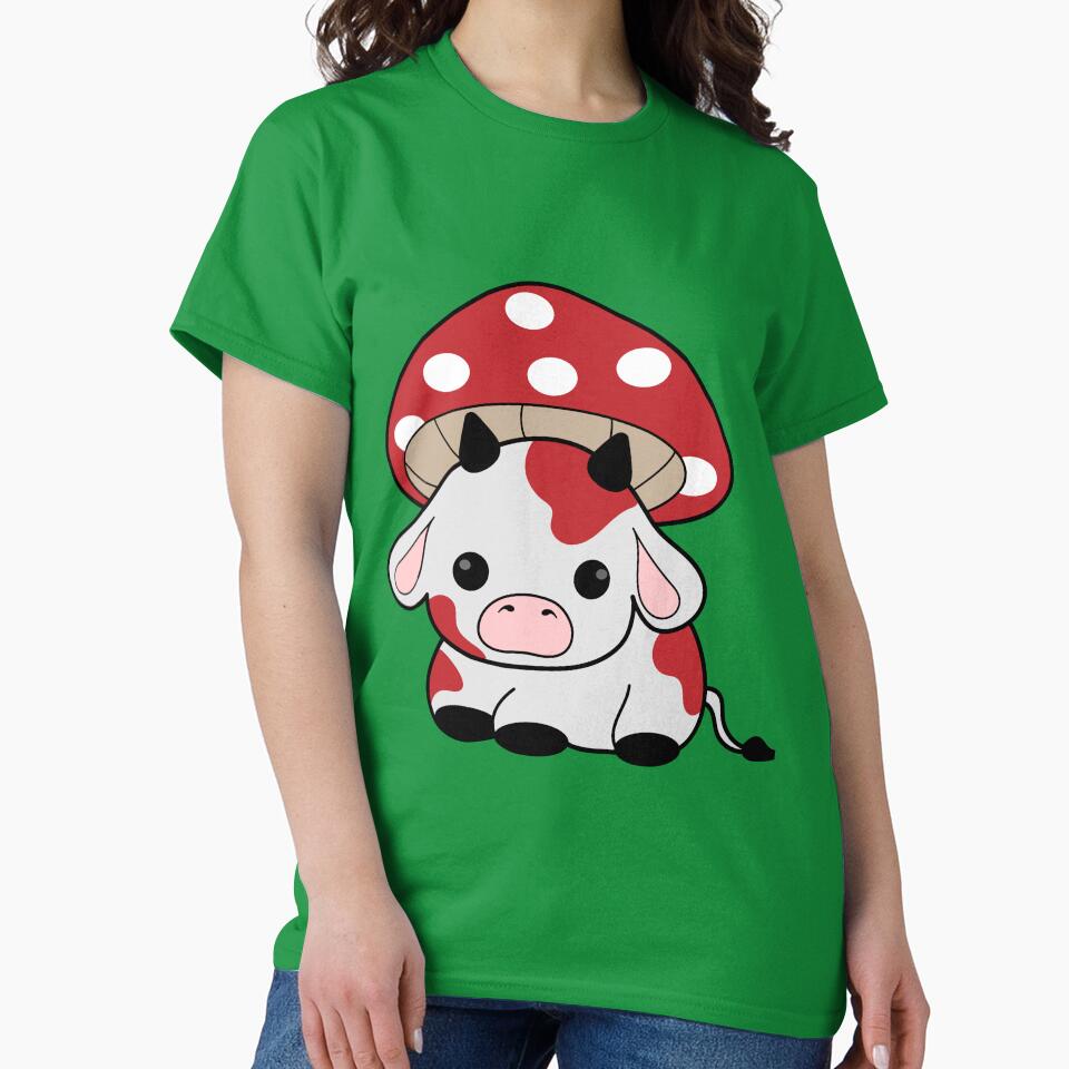 Cute Mushroom Cow by SunMoonMilk