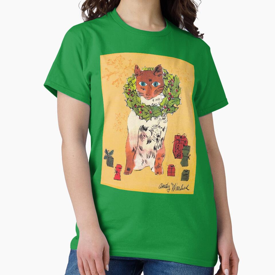 Warhol Christmas Cat by ArtWithHearts11