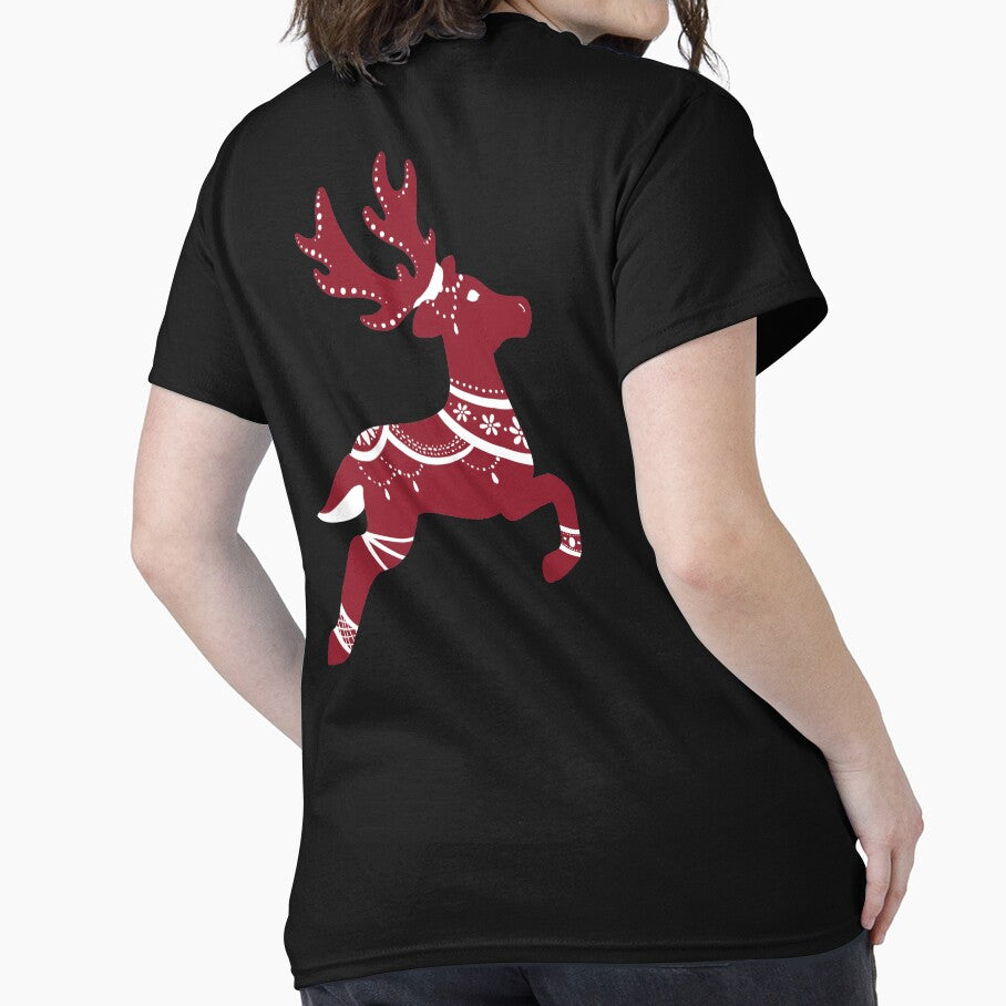 Decorated Red and White Reindeer by Lady-Lilac