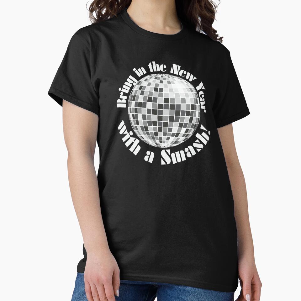 New Year Smash Disco Ball – Retro Party NYE 2026 Design by Seeshellspace Designs