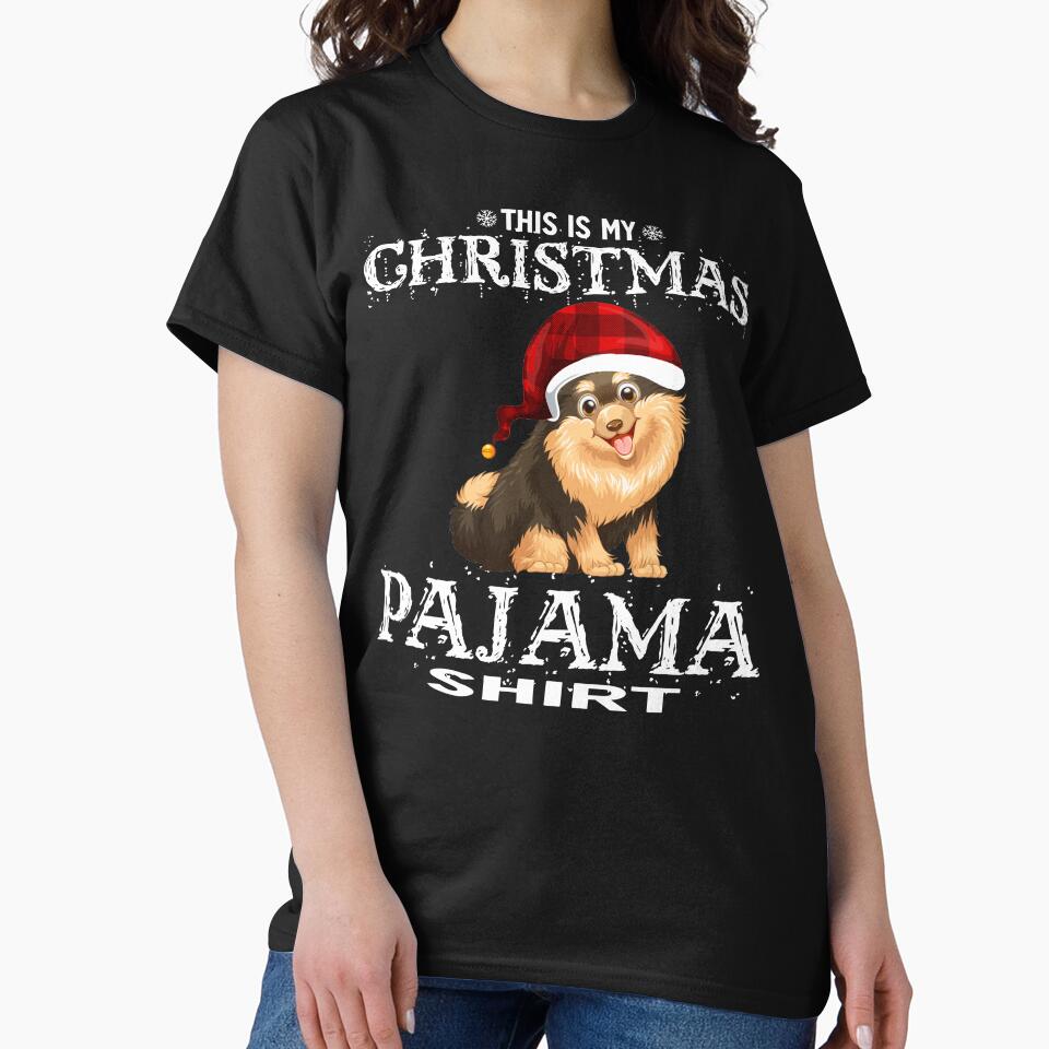 This Is My Christmas Pajama Shirt | Funny Dog  | Funny Christmas by Beautiful Designs