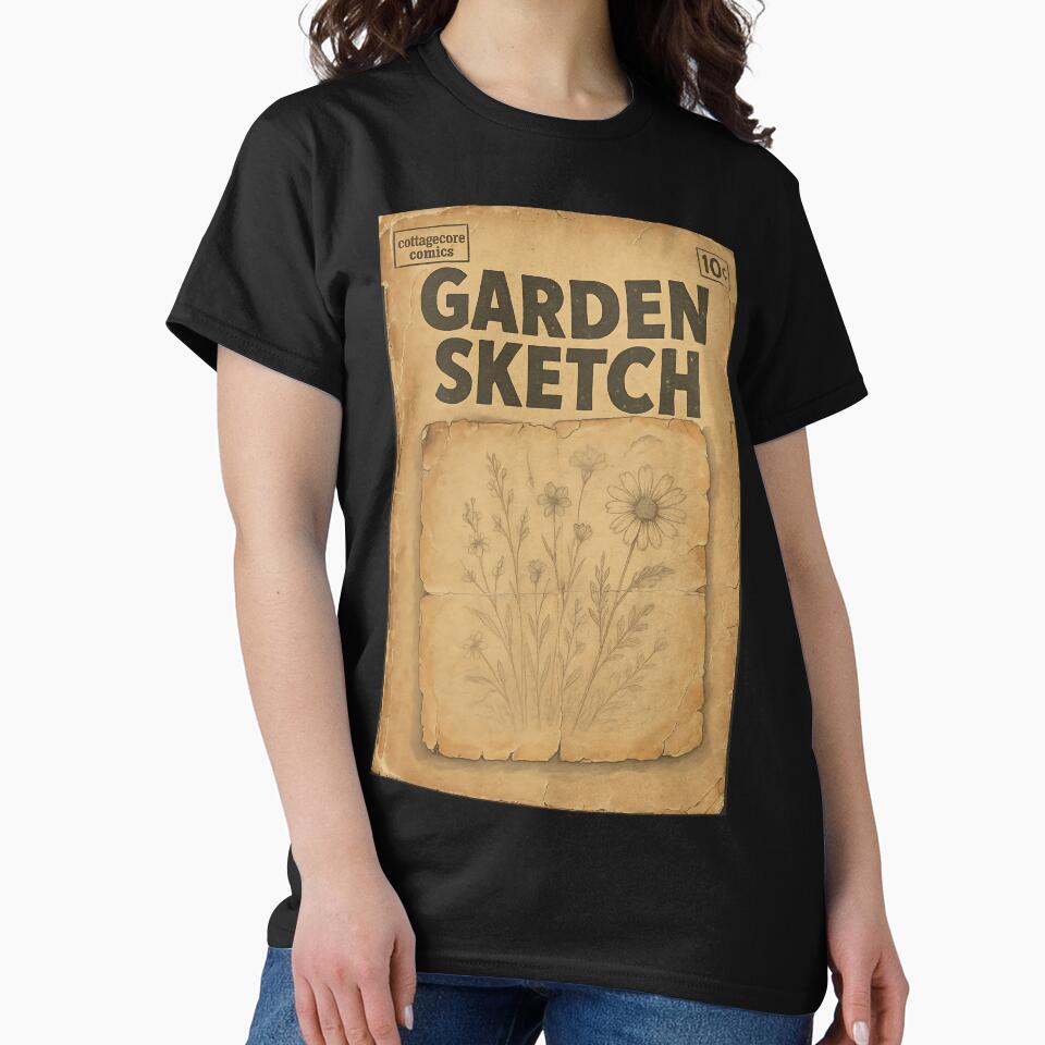 Cottagecore Ephemera: Garden Sketch by bapupa