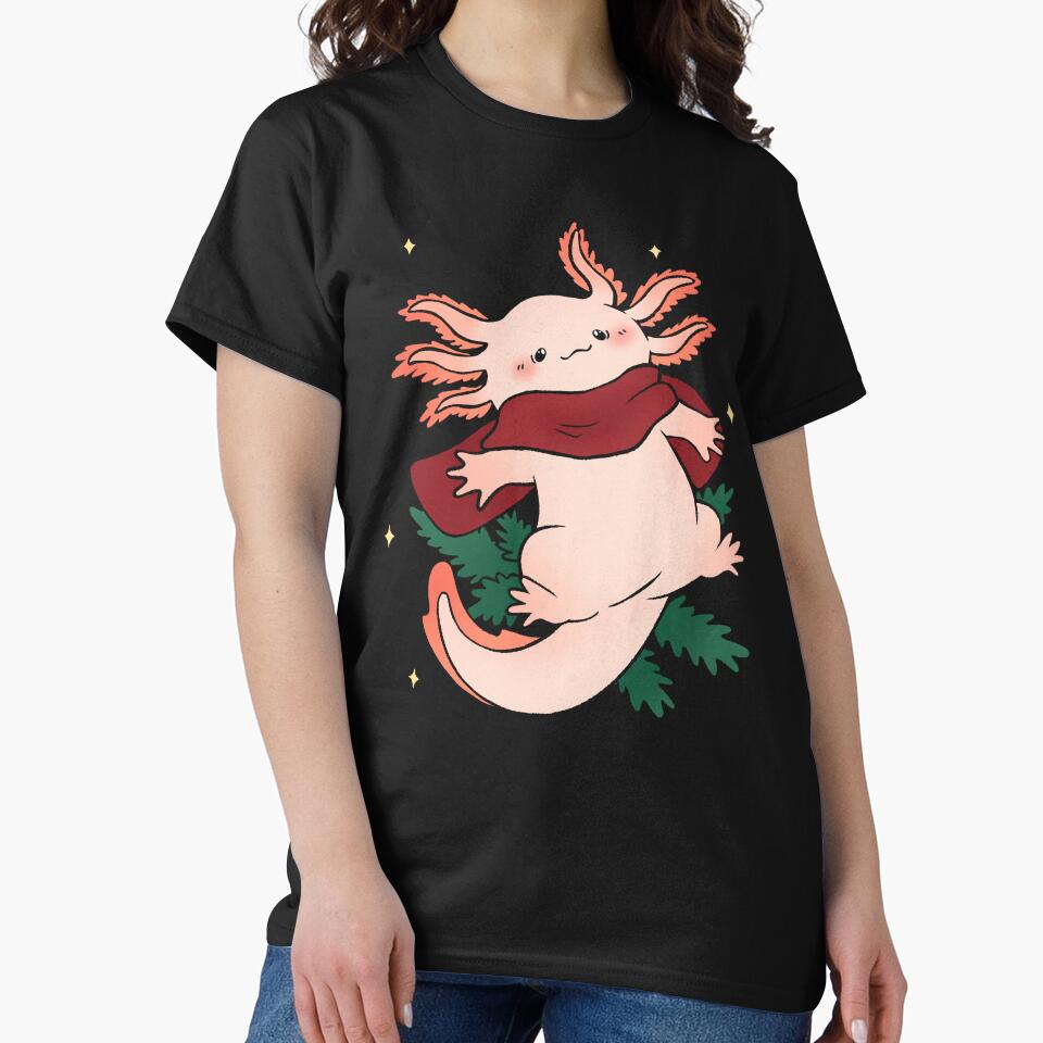 winter axolotl by hunnydoll