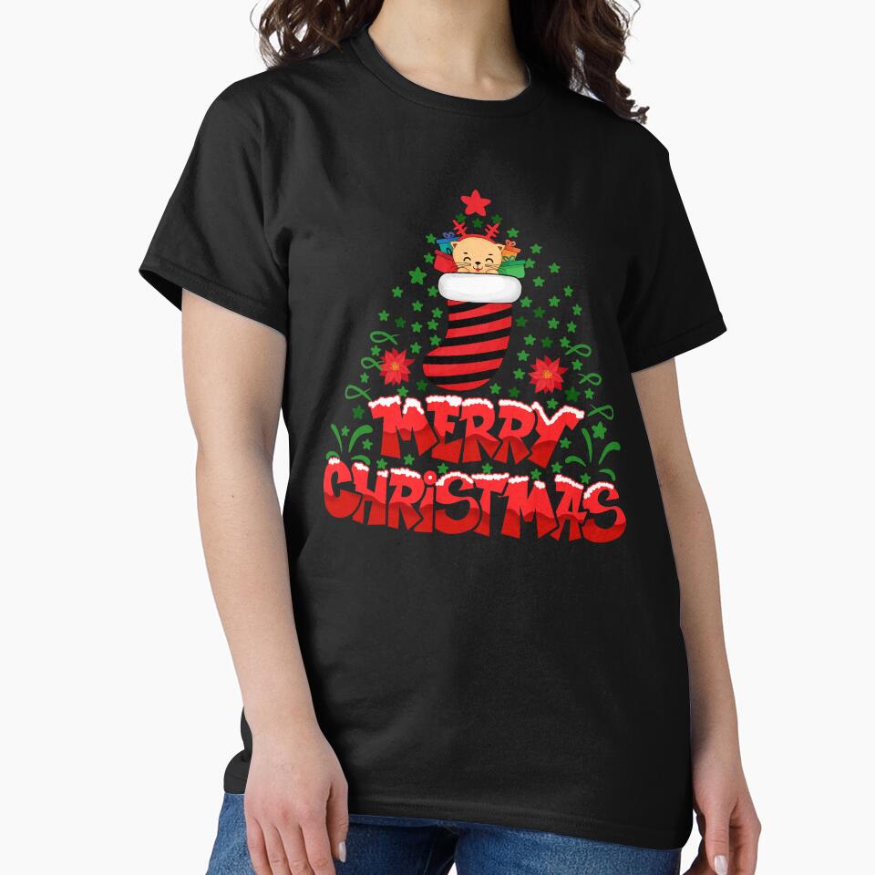 Merry Christmas Cat Funny by MisPuHoney