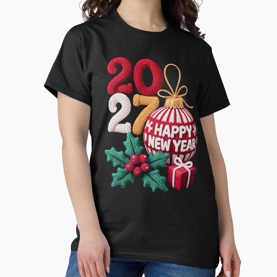 Festive New Year 2027 Greeting by jkrphoto