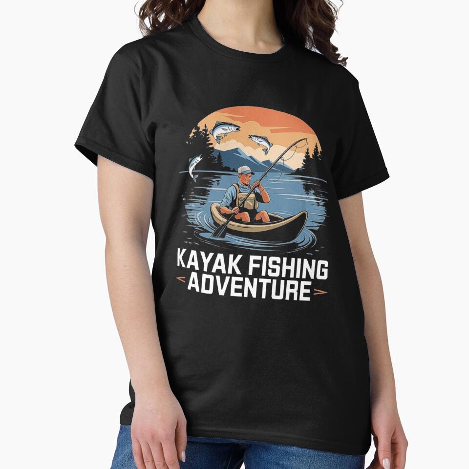 Kayak Fishing Adventure - Scenic Nature and Fishing Art by love3617