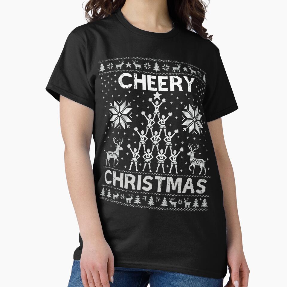 Funny Christmas Cheer Squad Ugly Sweater Festive Edition by NADIASHOP86