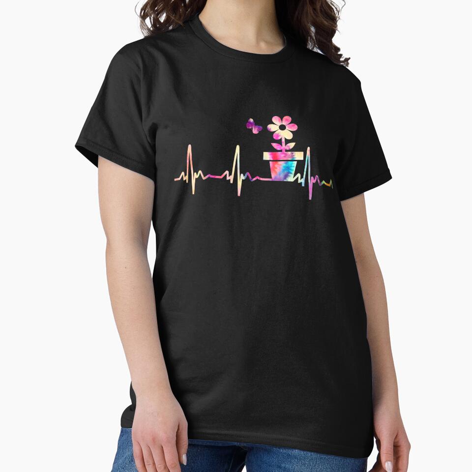 Gardening Heartbeat Tie Dye Plant Love Garden by MerchK1ng