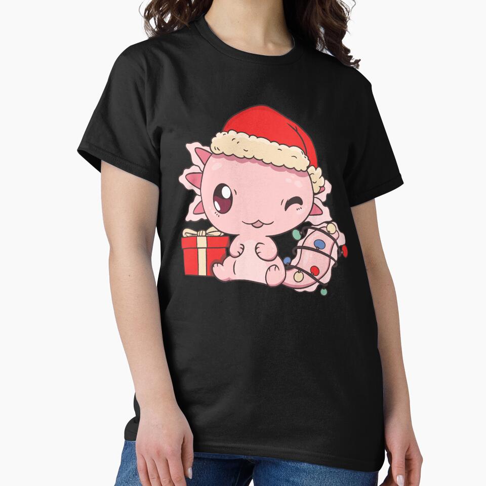 Axolotl Christmas Lights I by Lemon Pepper