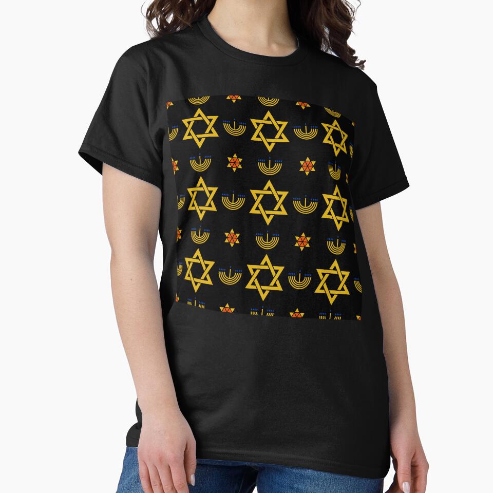 Hanukkah Star Of David Elegant Contemporary Art Pattern by DEC02