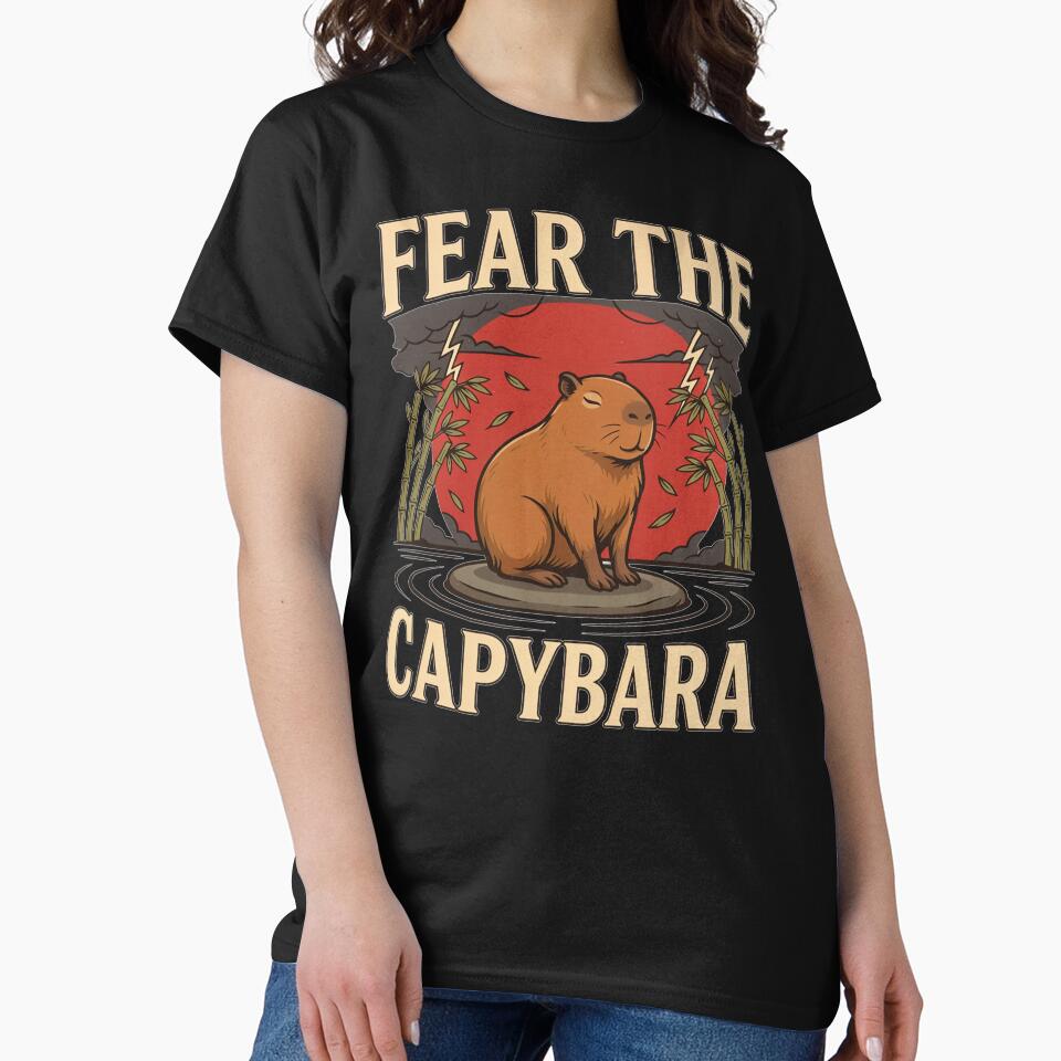 Fear the Capybara – Funny Vintage Animal Design by No Excuses Supply