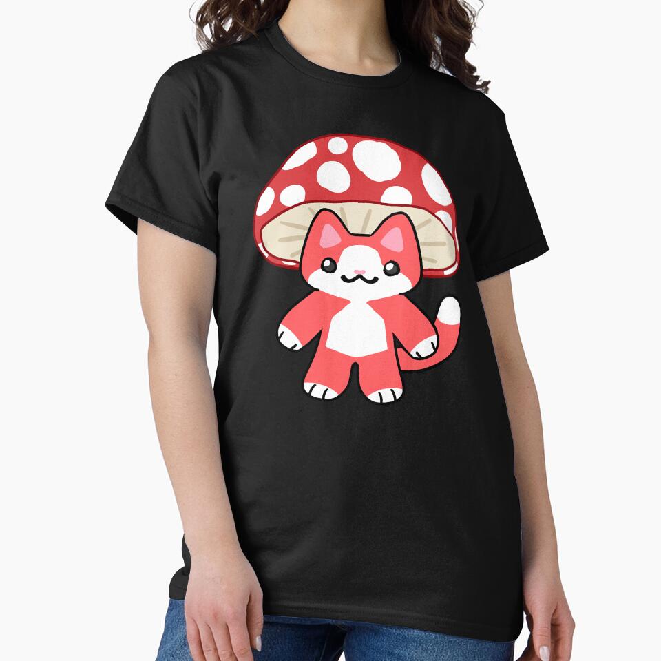 Mushroom Cat by DewbertCo