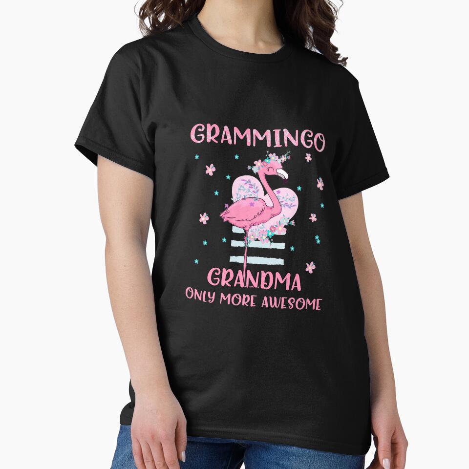Grammingo Grandma Only More Awesome Flamingo Funny by kenzo2093