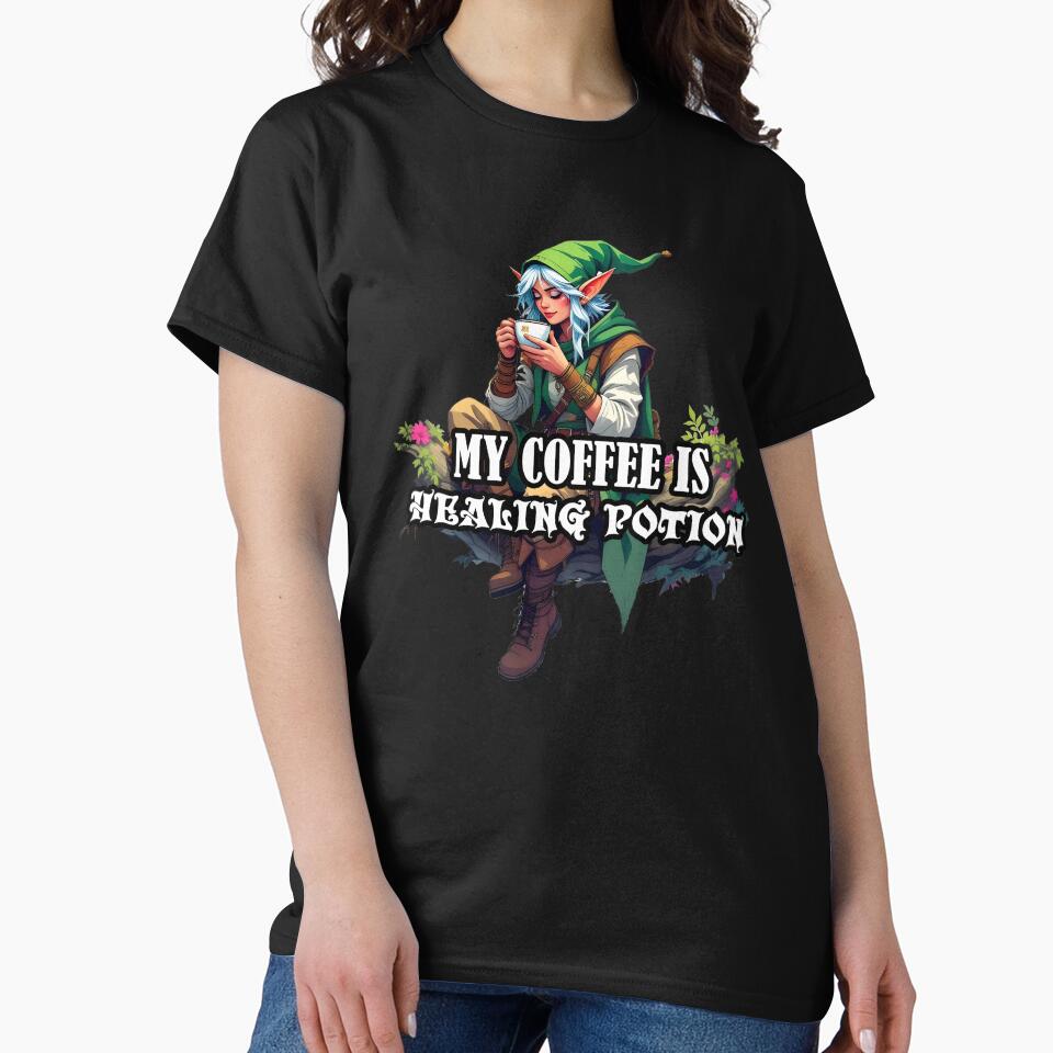 My coffee is healing potion by BohoShopHU