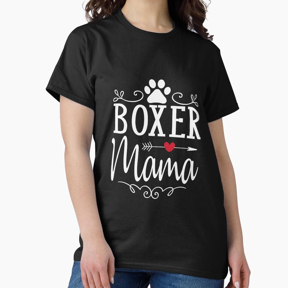 Boxer Mama Boxer Dog Boxer Lover by SkyCloudBlue