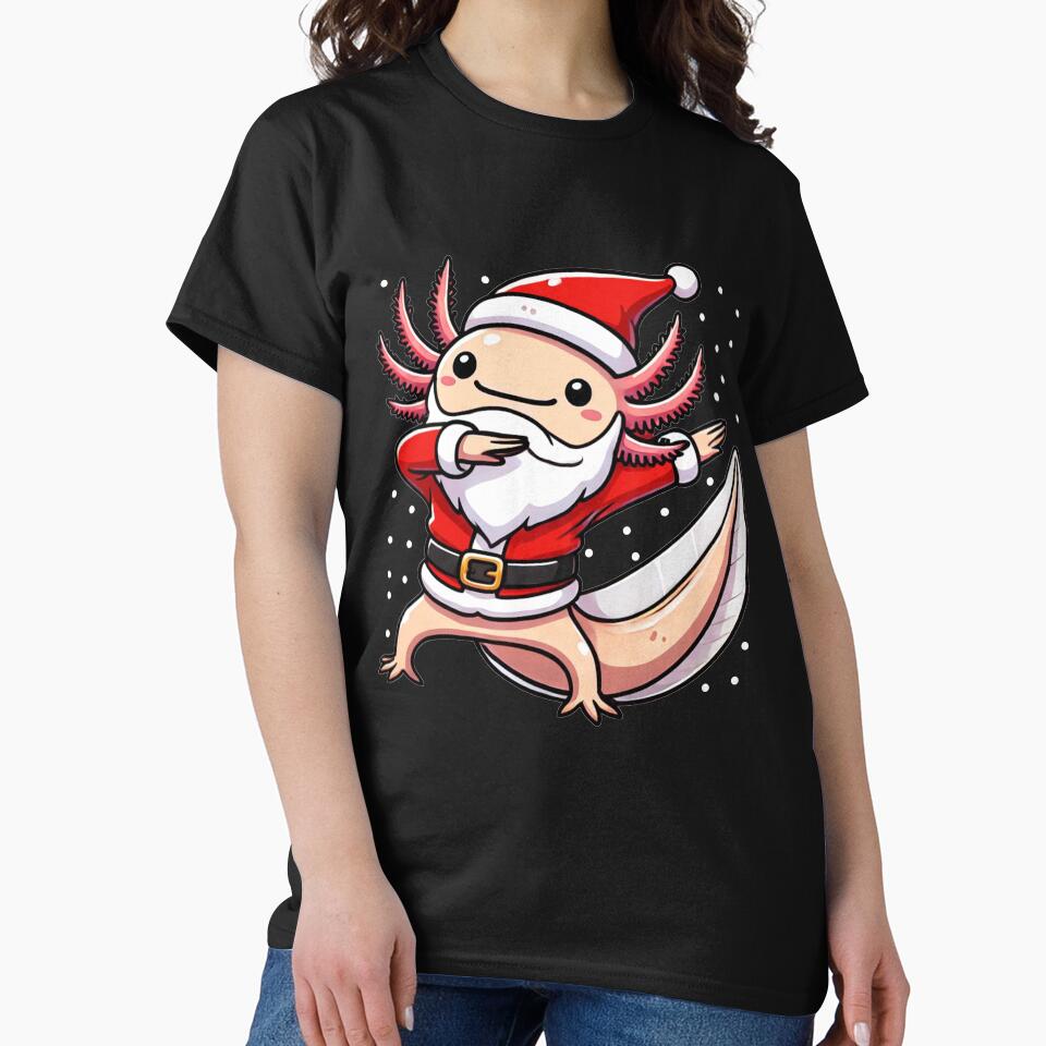 Christmas Axolotl Santa Funny Axolotl Lover by BlueBerry-Pengu