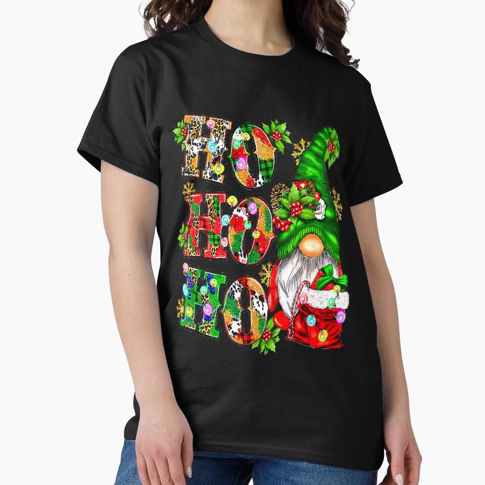 Ho Ho Ho Western Christmas Gnome Merry Christmas Light_3 by TGMerwin