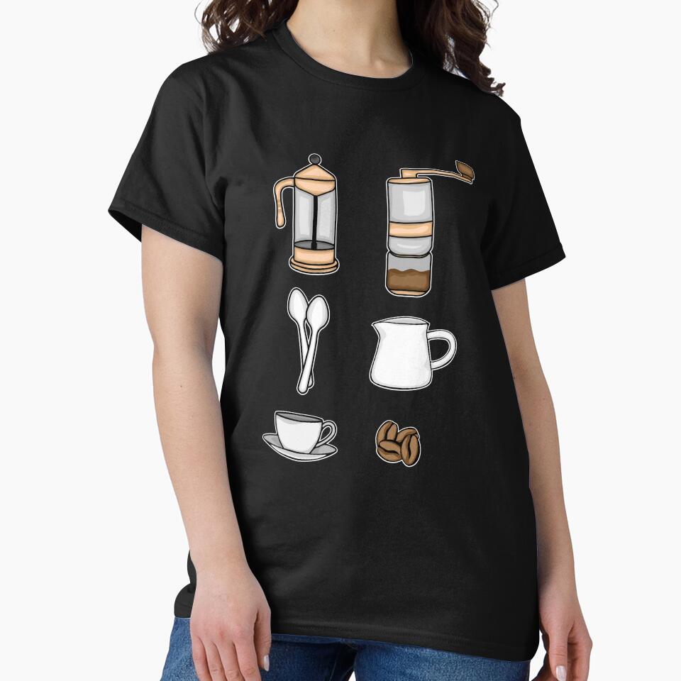 Coffee Lover Gift Morning Coffee Drinker Women Barista by DSWShirts