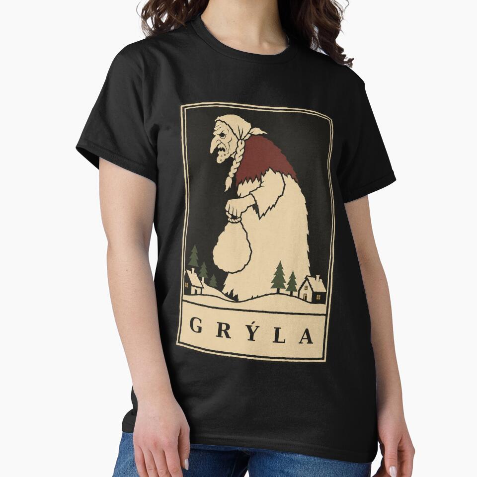 Gryla Icelandic Ogress — Christmas Monsters No. 6 | Gothic Woodcut by Planthem