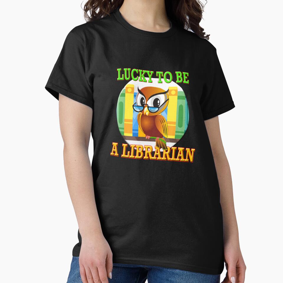Lucky To Be A Librarian - Library, Smart Owl by Angelle55