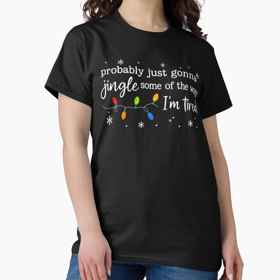 Funny Christmas Jingle Quote Design | Festive Holiday Lights Humor by love3617