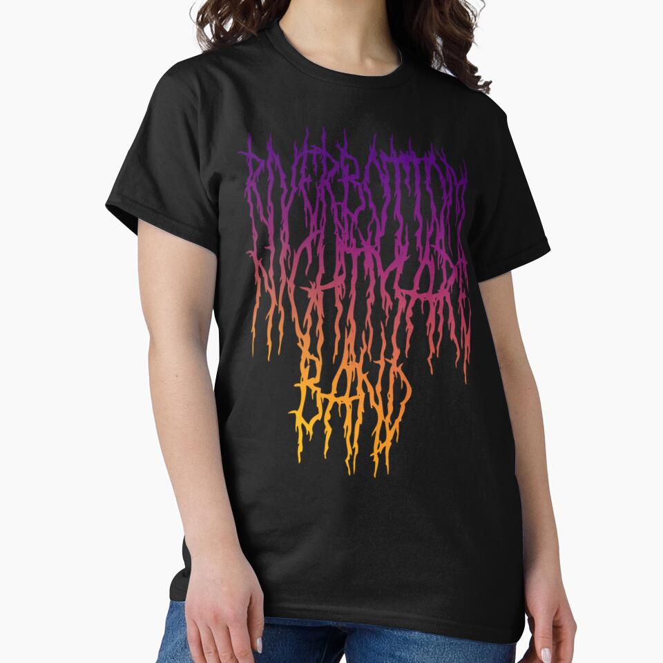Riverbottom Nightmare Band Metal Logo by FlowerShirtShop