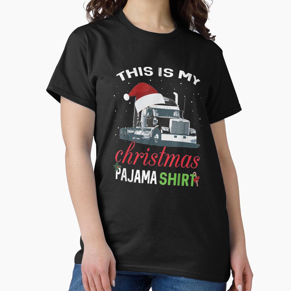 This is My Christmas Pajama Truck Driver Xmas Gift by lishakaren