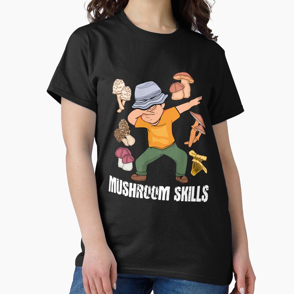 Mushroom Hunting Gift Men Fugi Foraging Mushrooms by DSWShirts