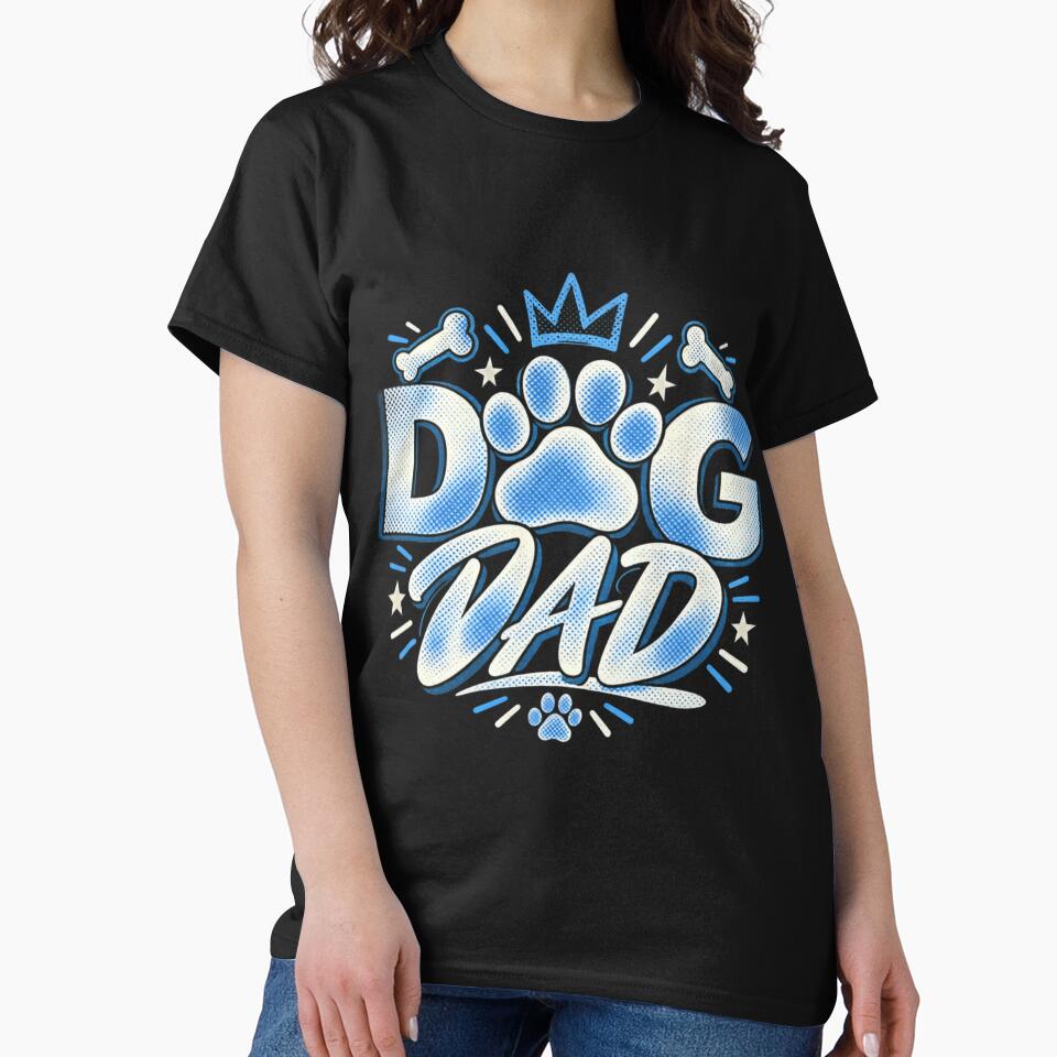 Dog Dad Dog Owner Father Pet Lover Canine Man by SkeletonsDanger