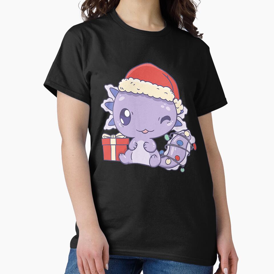 Cute And Awesome Axolotl Axolotls Design Art Gift For Christmas by DevinBooker18x