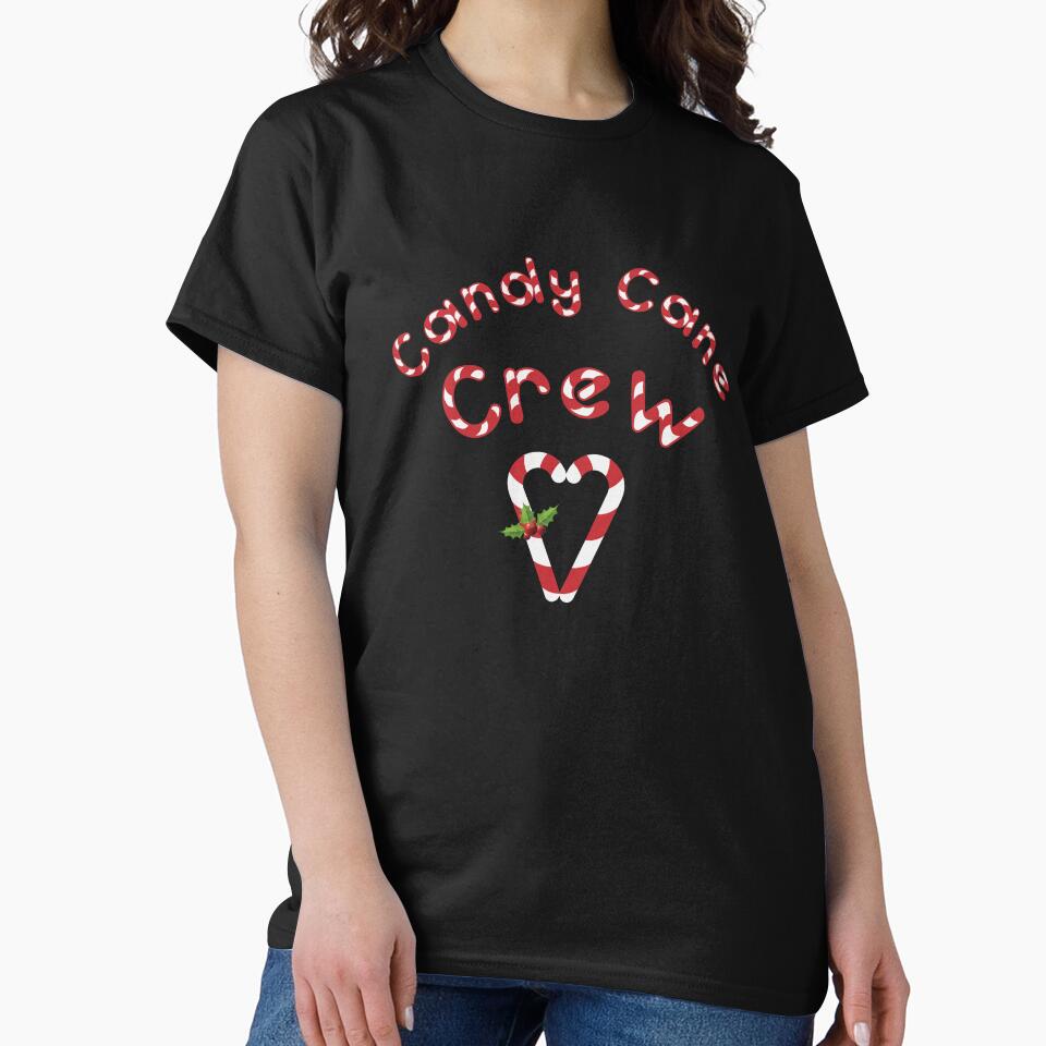 Candy Cane Crew Christmas T-shirt - funny xmas shirt for candy lover by MintGubbins