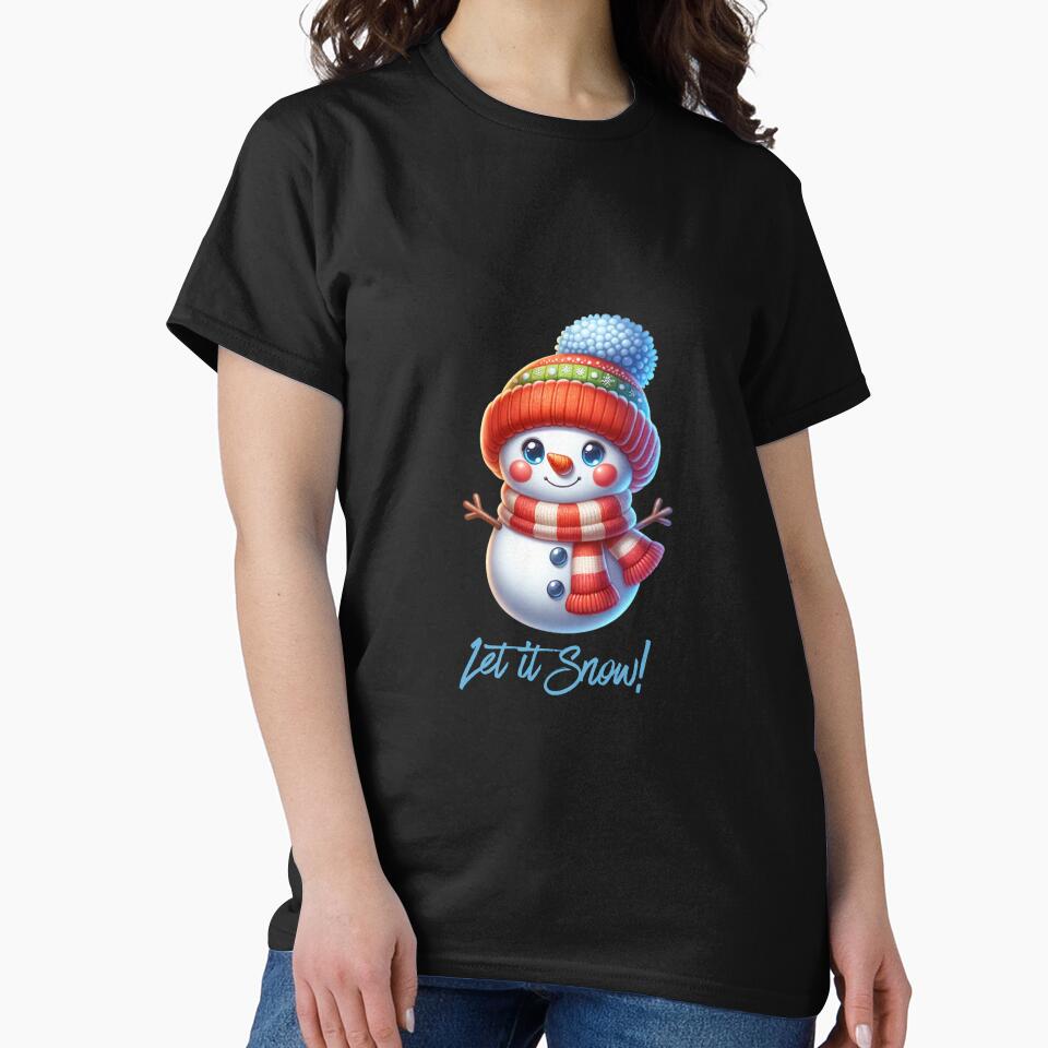 Adorable Winter Snowman with Hat and Scarf by All About DigiCraft by Fedelina