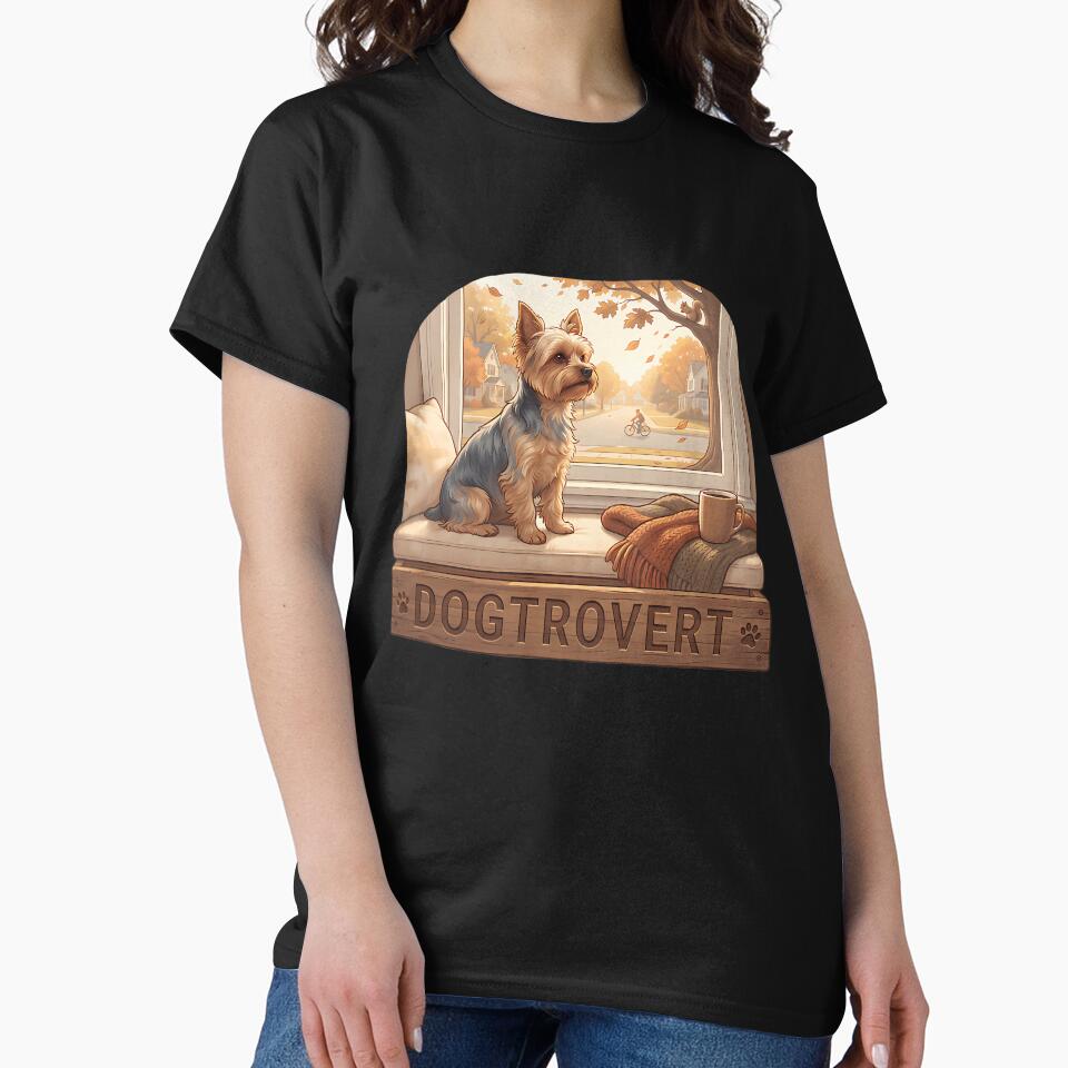 Vintage Dogtrovert Yorkie Neighborhood Watch by HUBERitC-oCYCN
