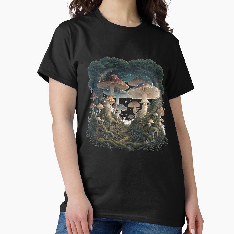 Enchanted Mushroom Forest by Neural-canvas