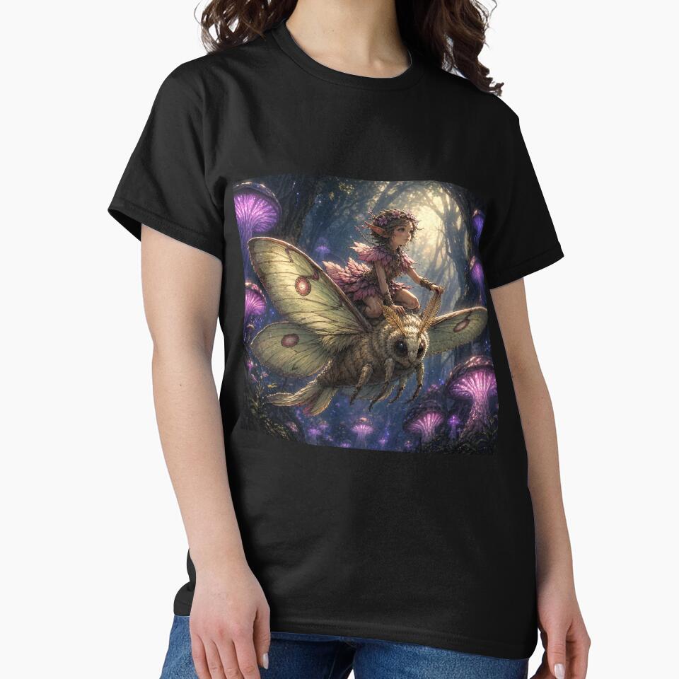 Fairycore Aesthetic: Moth Rider by bapupa