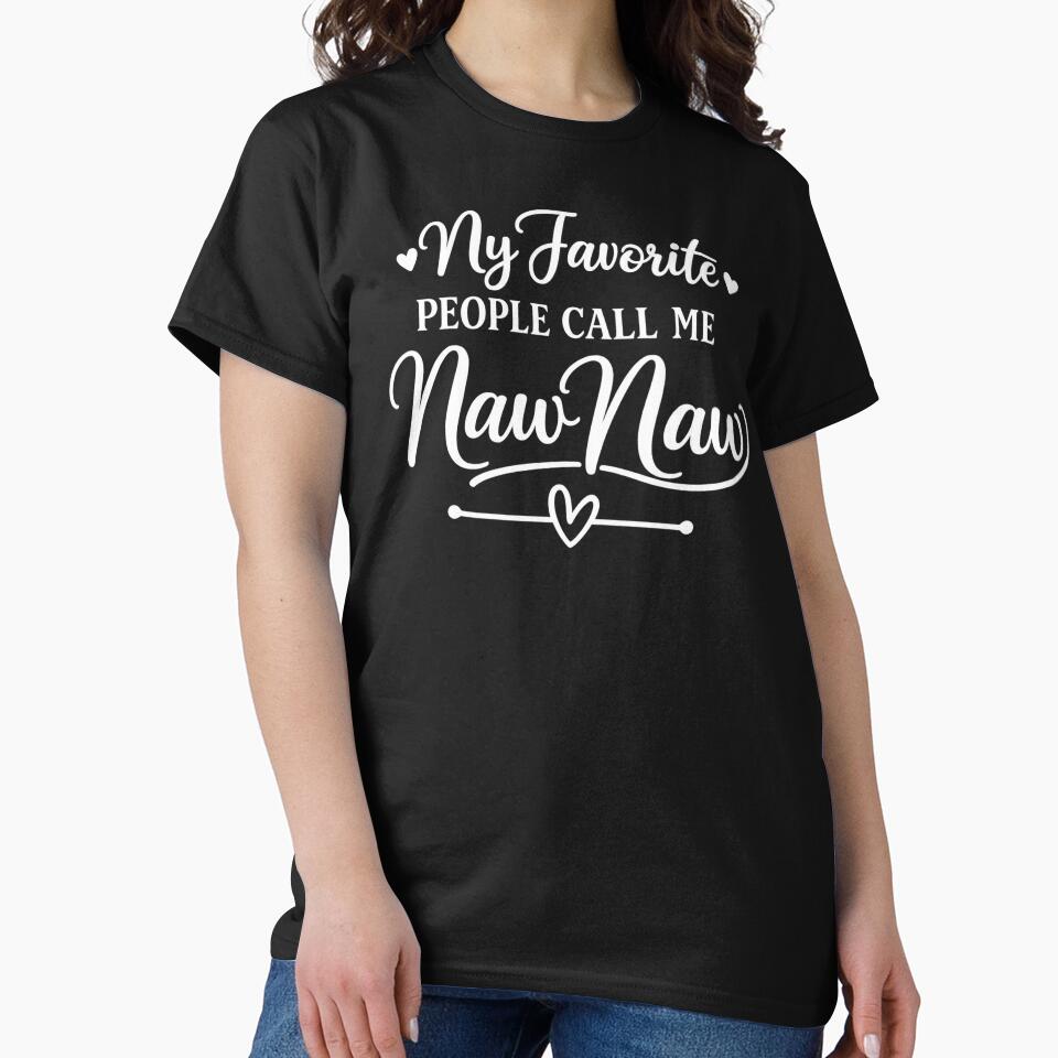 My Favorite People Call Me MawMaw, Cute Grandma by CloudyPress