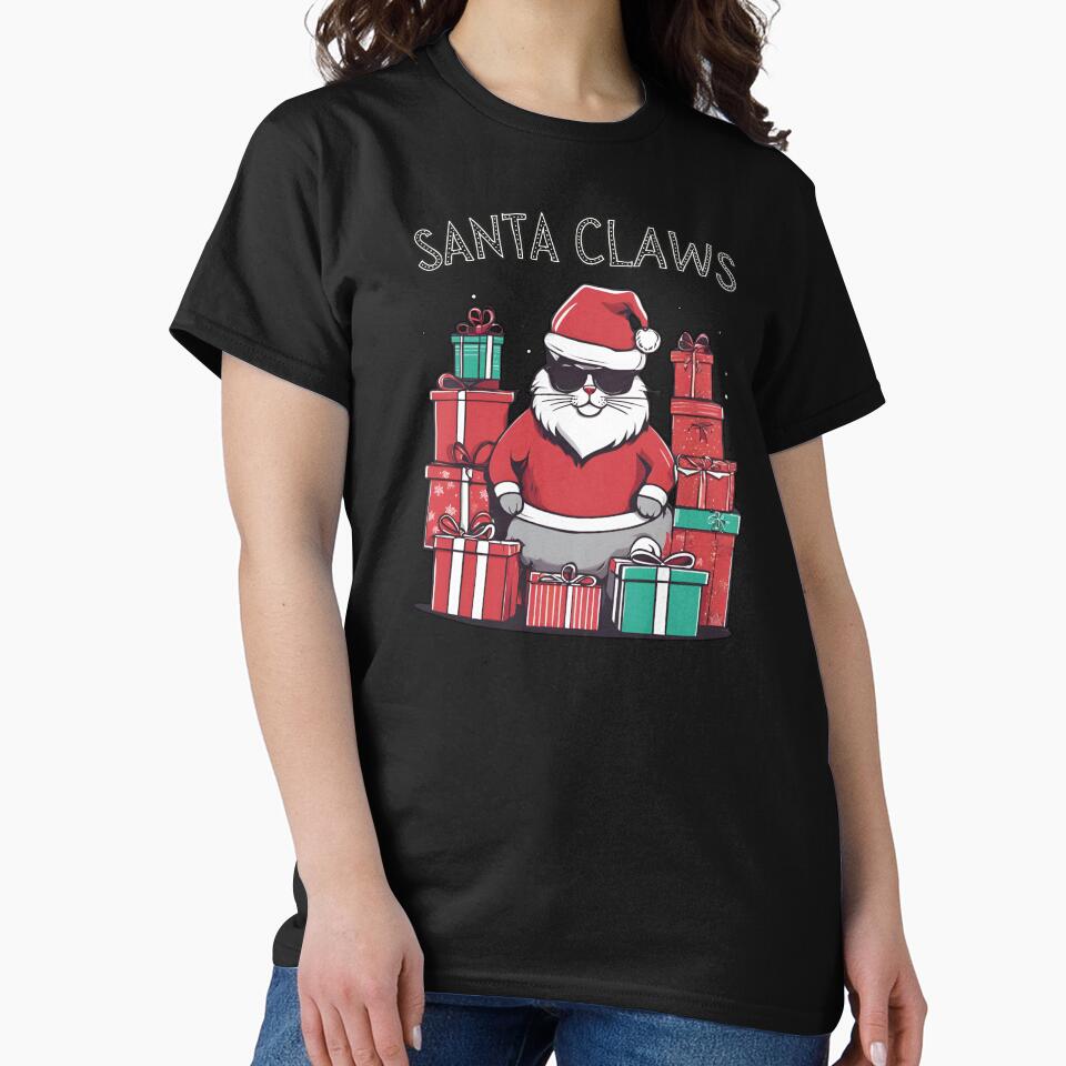 SANTA CLAWS | CAT LOVER | CAT CHRISTMAS by FitEnvy