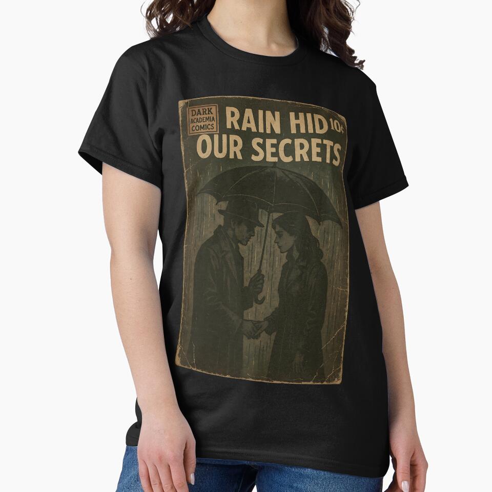 Classic Dark Academia: Rain hid our secrets by bapupa