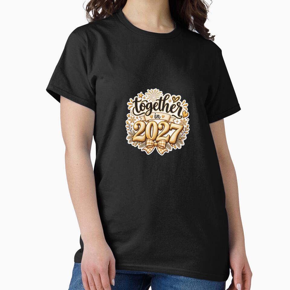 Together in 2027 | Couples Gift | 2027 Wedding Gifts | Anniversary Shirt | Future Mr and Mrs 2027 by AZ Atelier